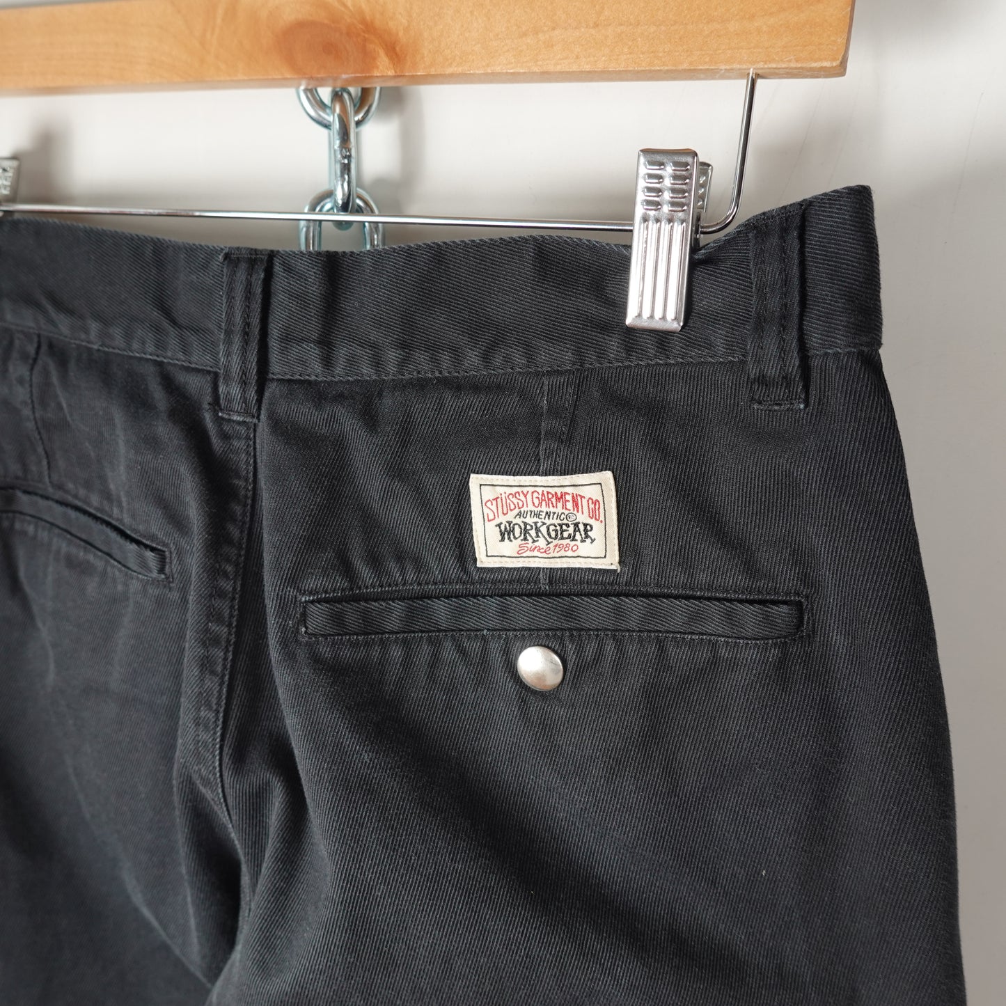 Stussy Black Chino Pants - Size 28