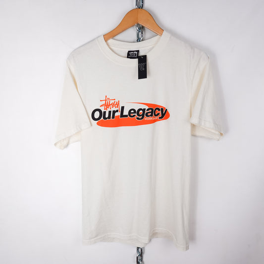 Stussy x Our Legacy Cream Tee - Size S