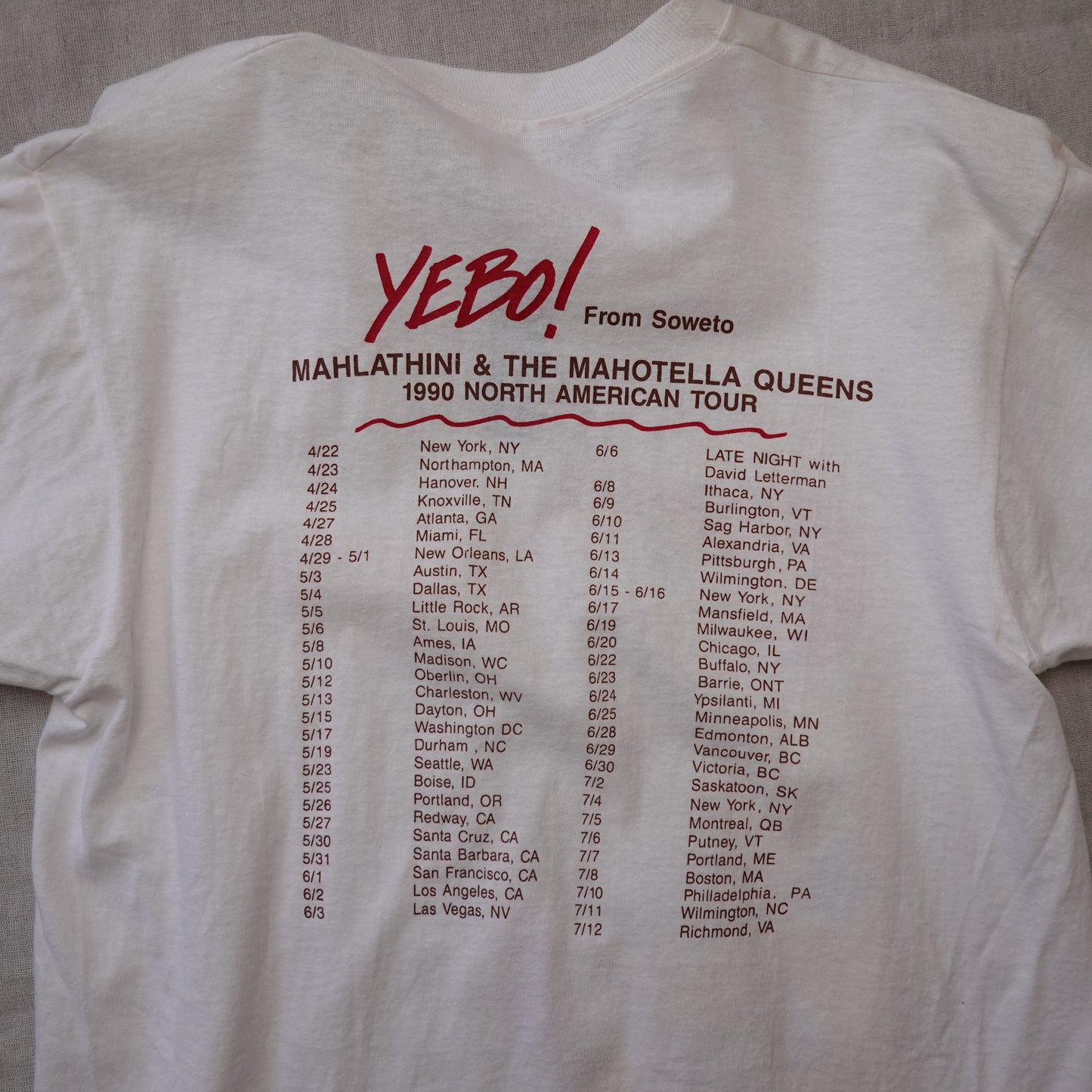 Vintage Mahlathini Tee - Size L