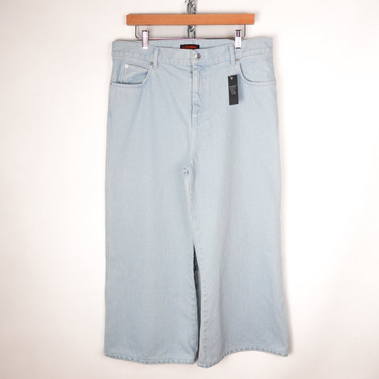 Lu'u Dan Baggy Light Wash Denim - Size 35