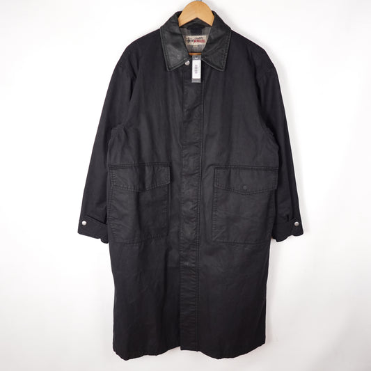 Stussy Waxed Trench Coat - Size S