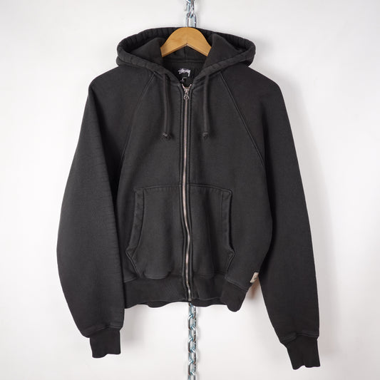 Stussy Workwear Zip Up Hoodie - Size S