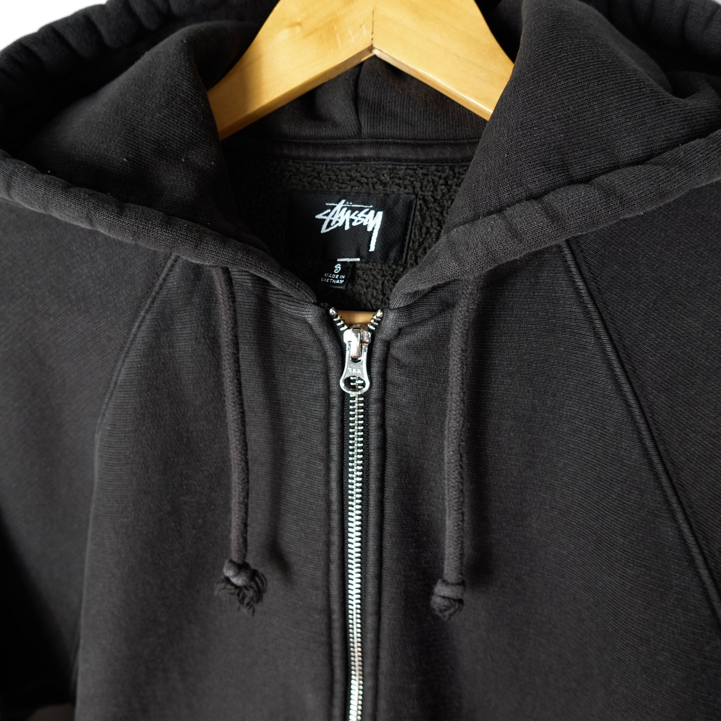 Stussy Workwear Zip Up Hoodie - Size S
