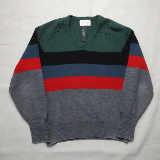 1980s Wool VNeck Ingo Knit - Fits M