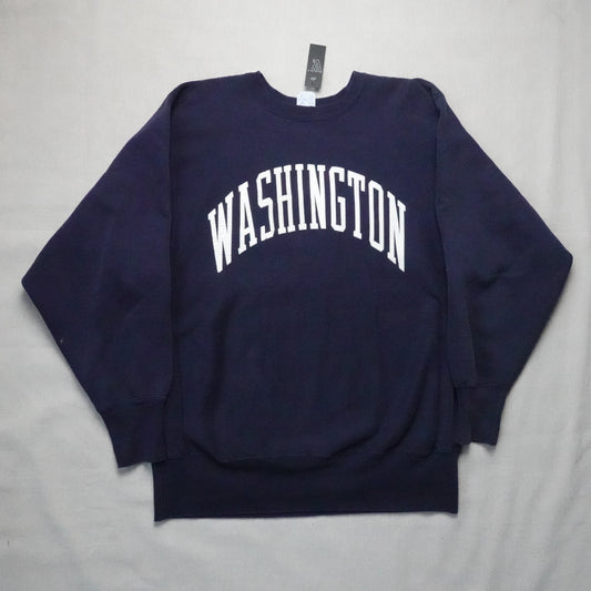 1990s Washington Reverse Weave Crew - Size XL