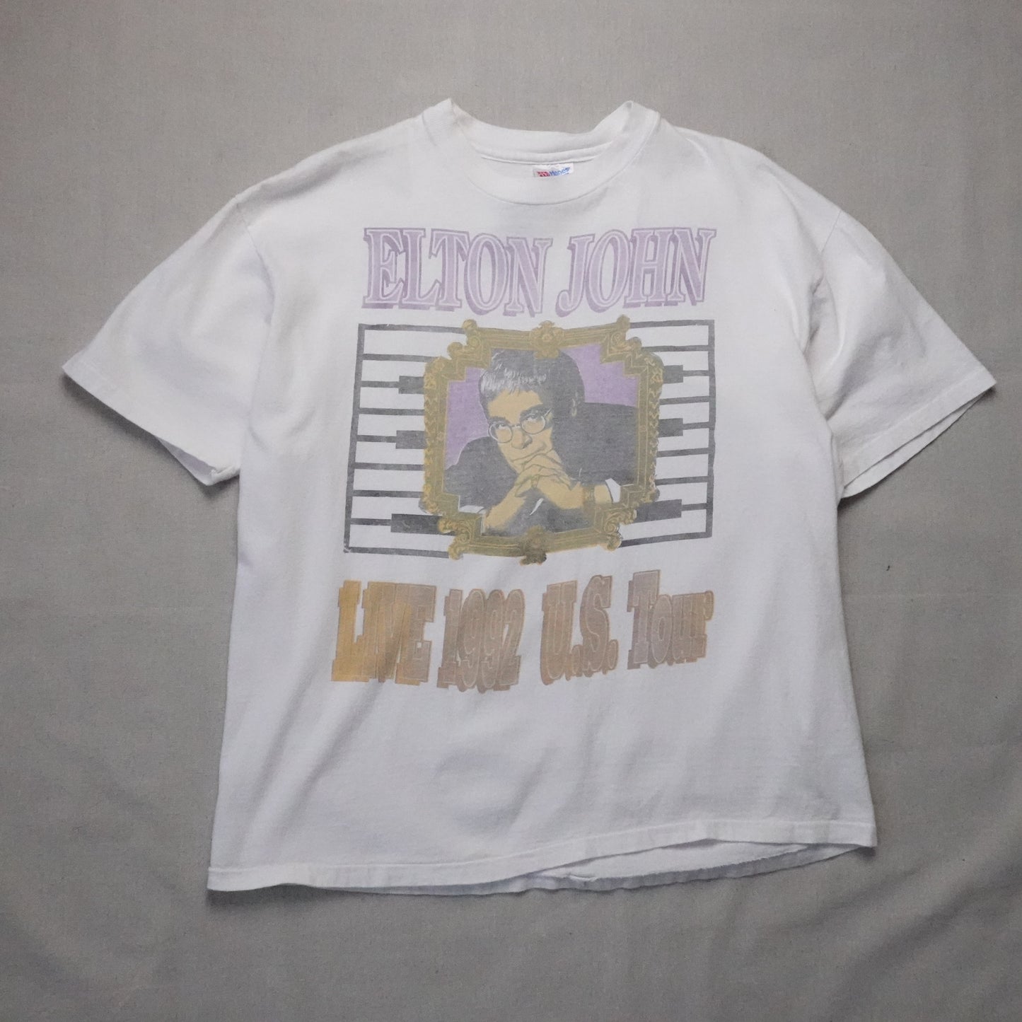 1992 Elton John US Tour Tee - Size XL