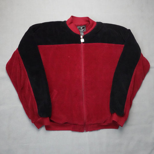 Vintage Givenchy Velour Zip Up - Size XL