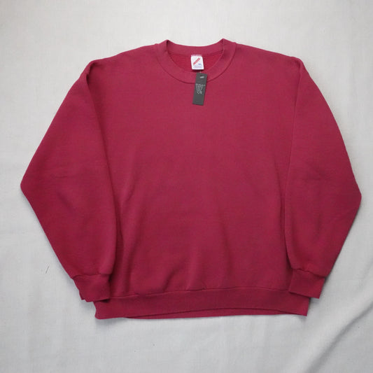 Vintage Maroon Blank Crew - Size XL