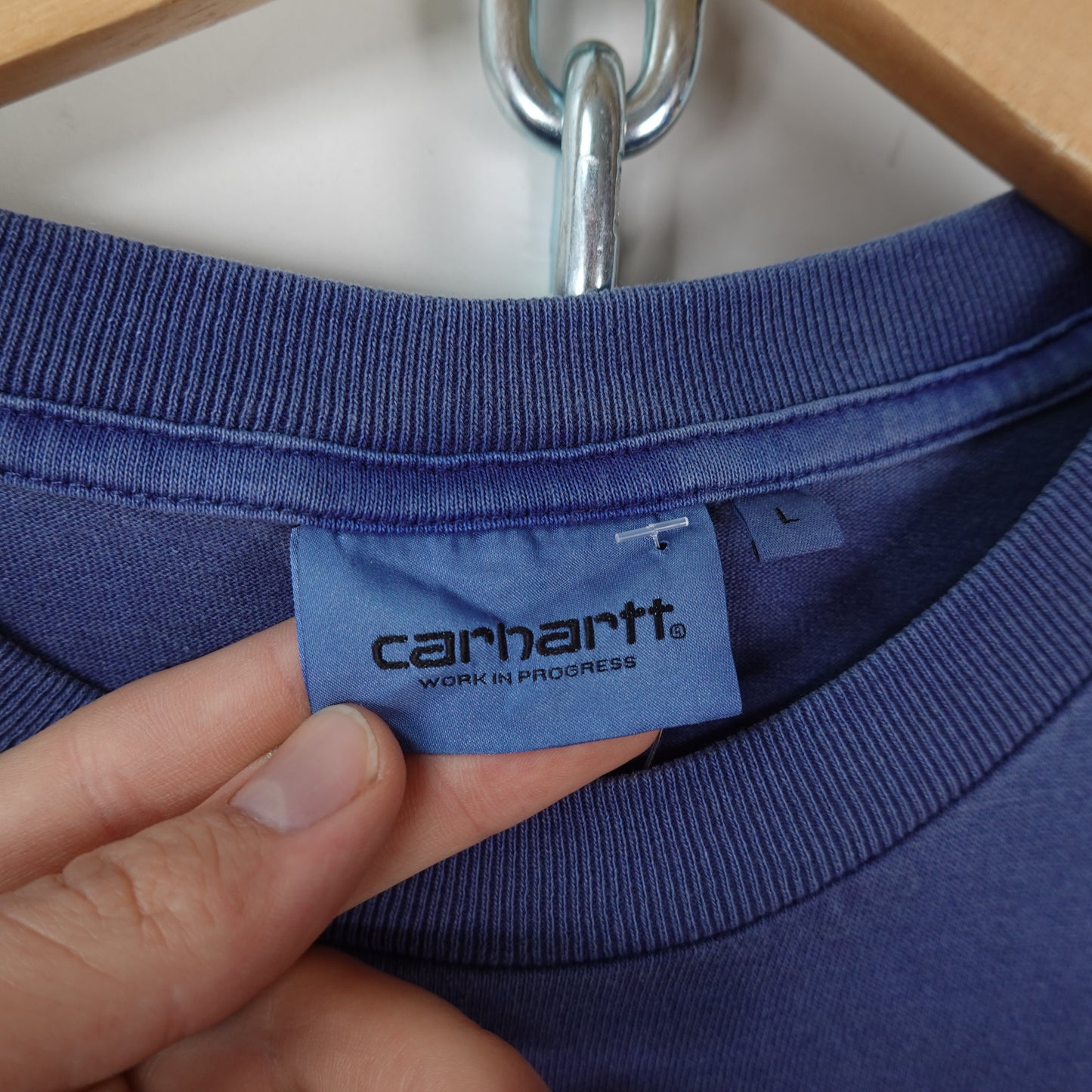 Carhartt WIP Blue Tee - Size L