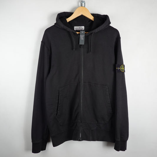 Stone Island Zip Up Hoodie - Size XL