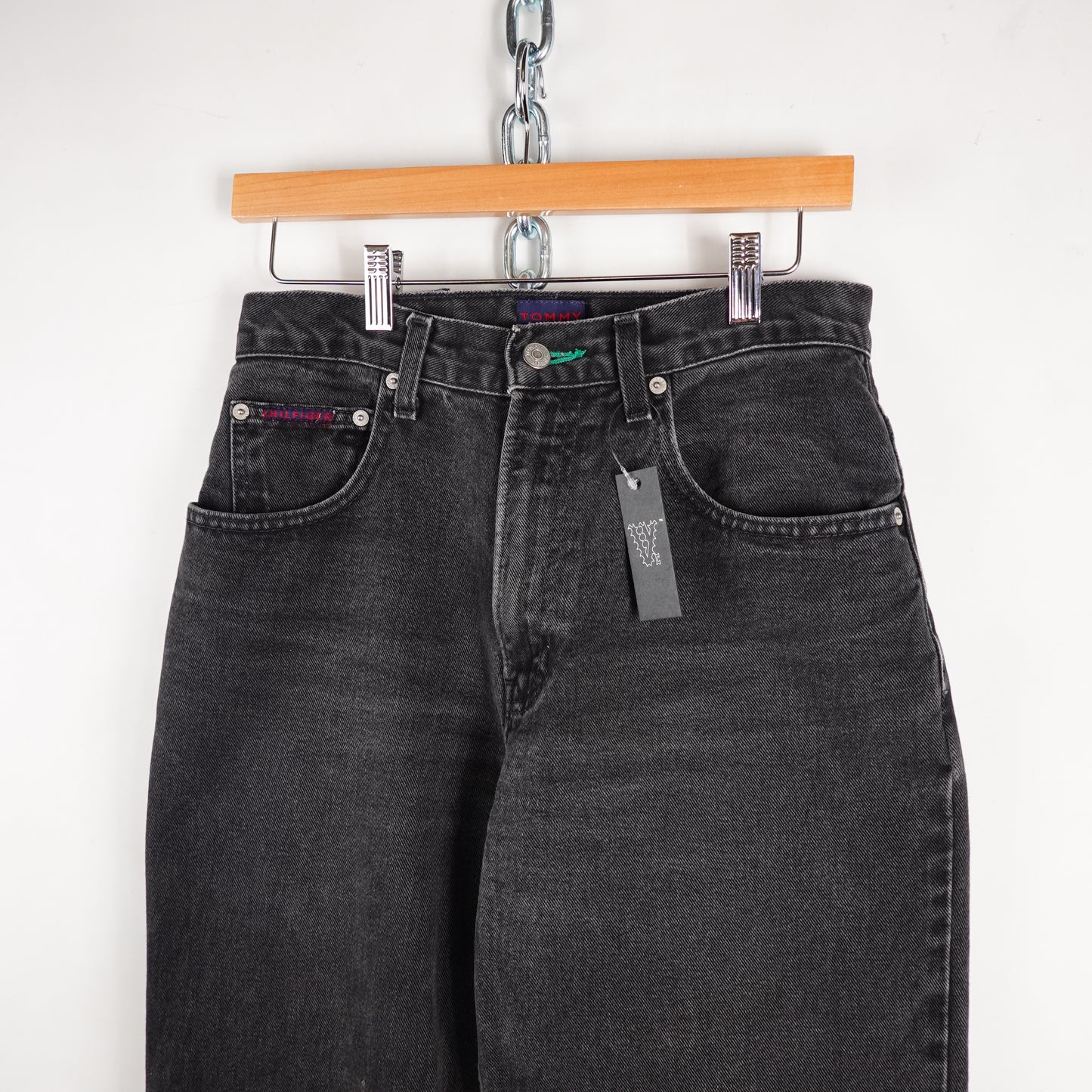 Vintage Tommy Hilfiger Black Denim - Size 29