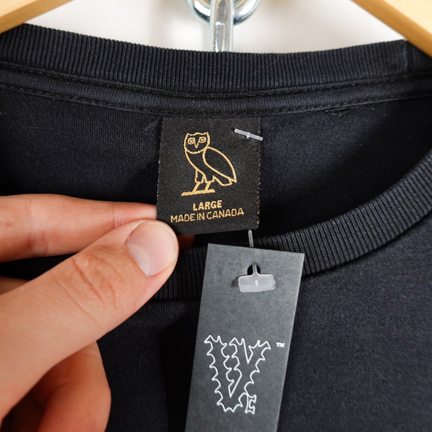 OVO Logo Longsleeve Shirt - Size L
