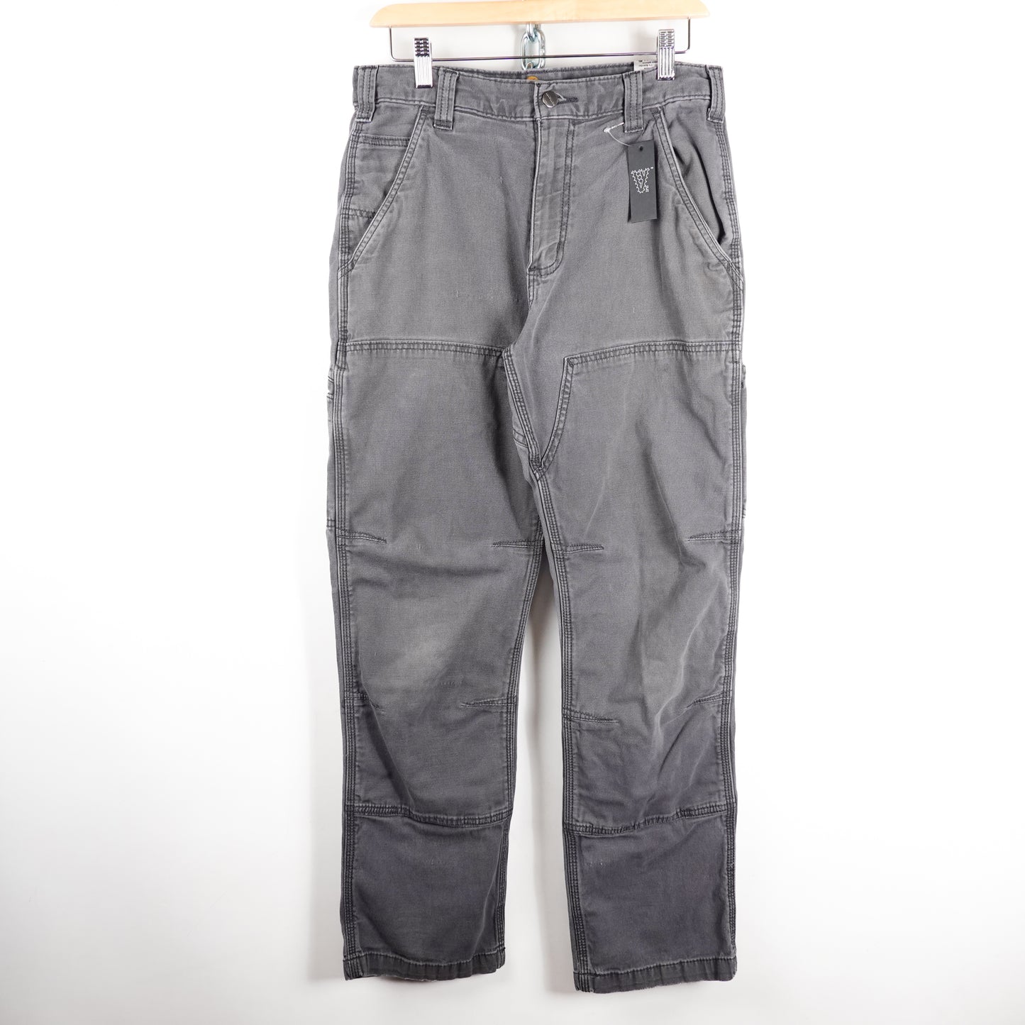 Carhartt Relaxed Fit Grey Double Knees - Size 30