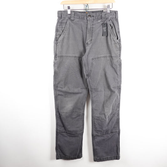 Carhartt Relaxed Fit Grey Double Knees - Size 30