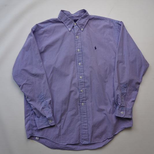 Vintage Polo RL Blue Button Up - Size XL