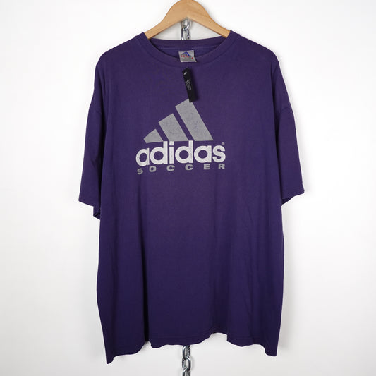 1990s Adidas Soccer Tee - Size XL