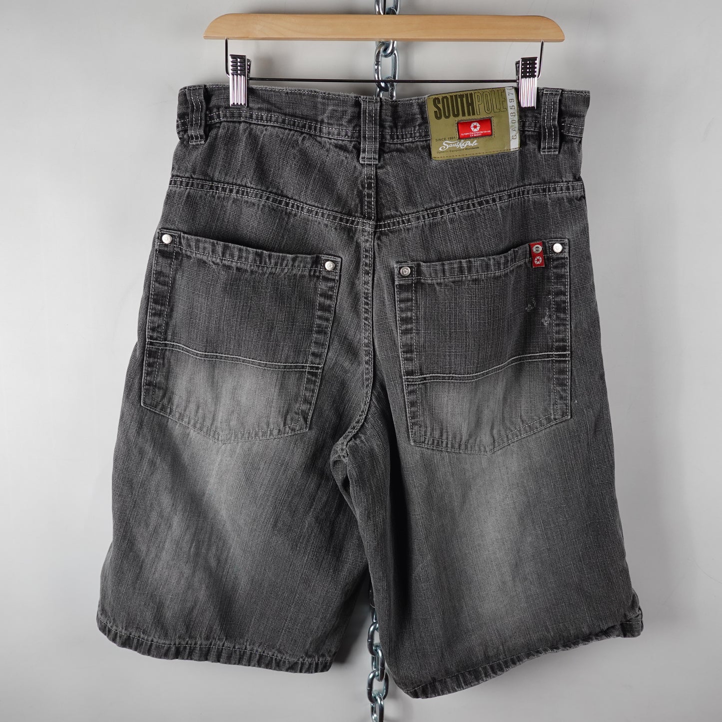 Y2K South Pole Jorts - Size 32
