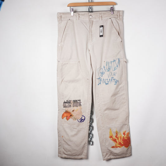 Cactus Jack x Fragment Painters Imagination Pant - Size 34