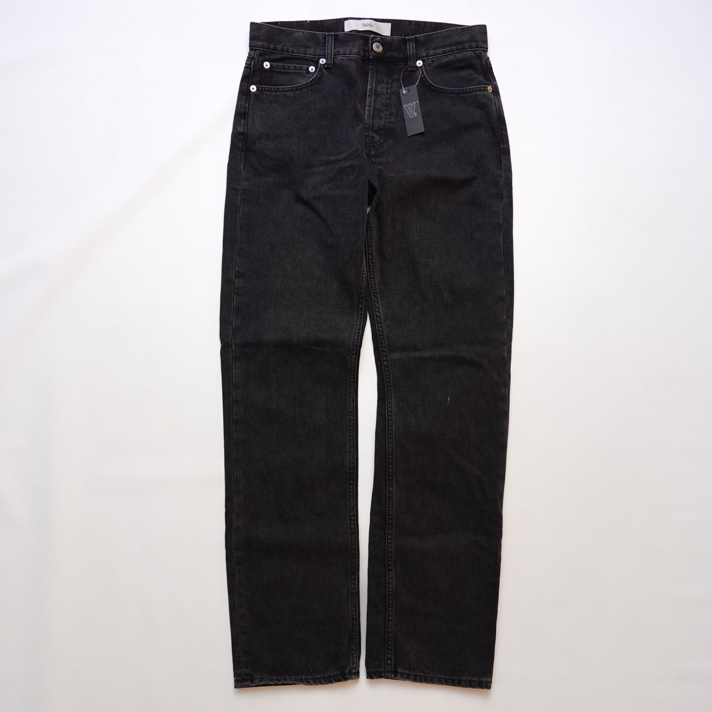 Séfr Black Faded Denim - Size 30
