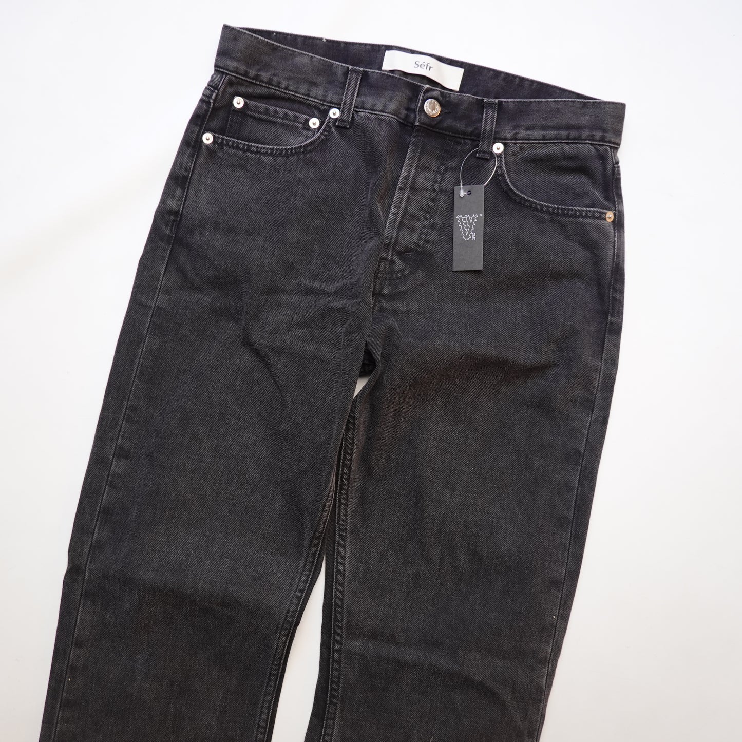 Séfr Black Faded Denim - Size 30