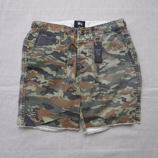 Stussy Camo Cutoff Shorts - Size 30