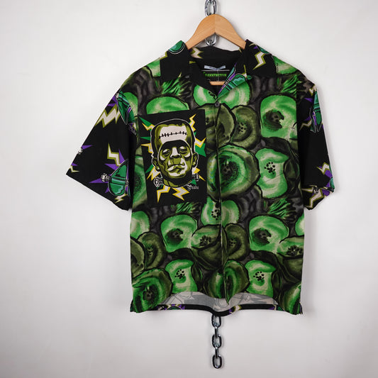 2019 Prada Frankenstein Universal SS Bowling Shirt - Size M