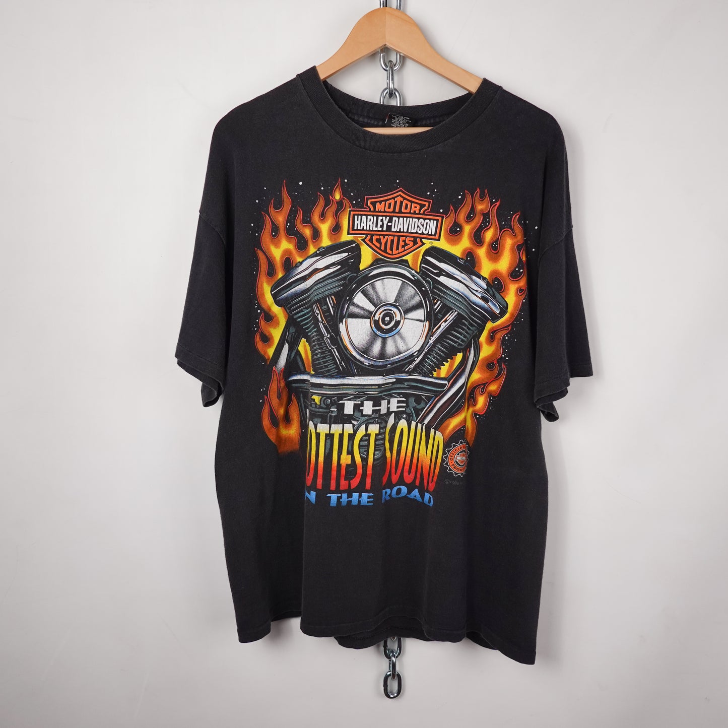 1996 Harley Davidson Hottest Sound Tee - Size XL
