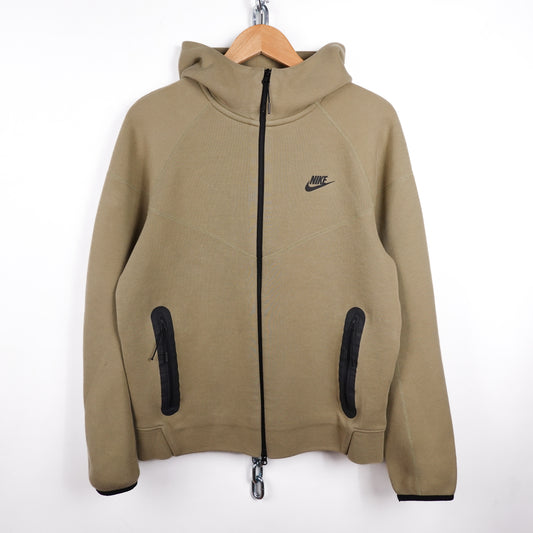 Nike Tech Green Zip Up Hoodie - Size M