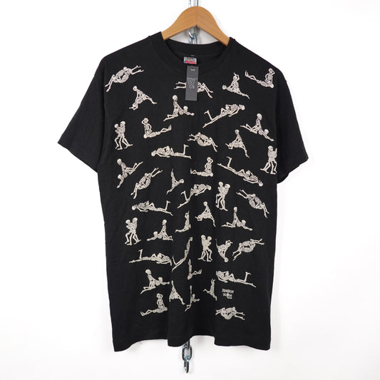 1990 Fashion Victim Skeleton Tee - Size L