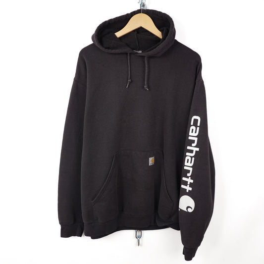 Vintage Carhartt Black Hoodie - Size XXL