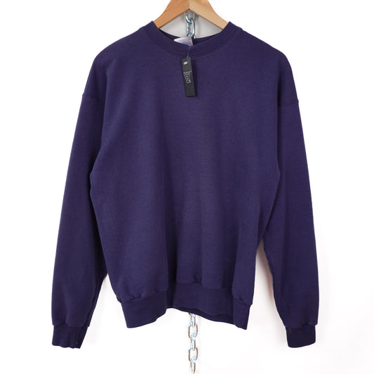 Vintage Hanes Navy Blank Crew - Size L