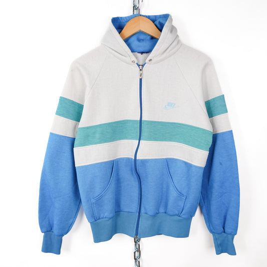 1980s Nike Zip Up Hoodie - Size M