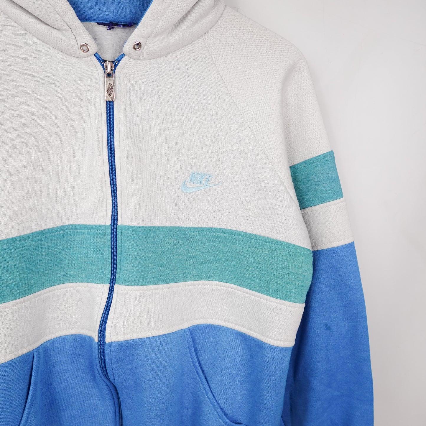 1980s Nike Zip Up Hoodie - Size M