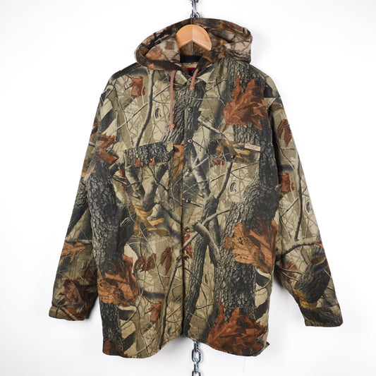 Pro Gear Hooded Quilted Button Up - Size XL