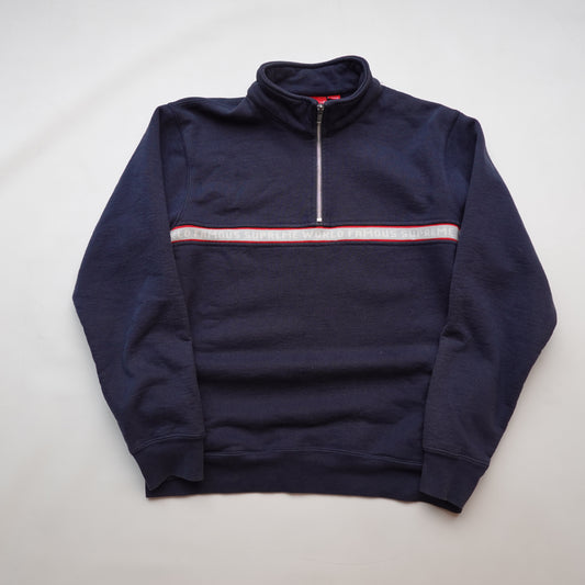 Supreme World Famous 1/4 Zip - Size M
