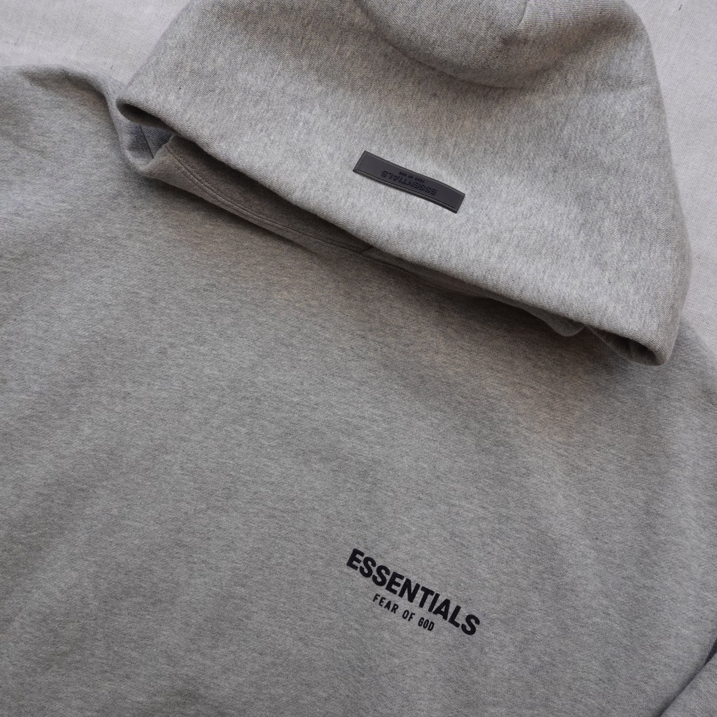 Essentials Dark Oatmeal Hoodie - Size L