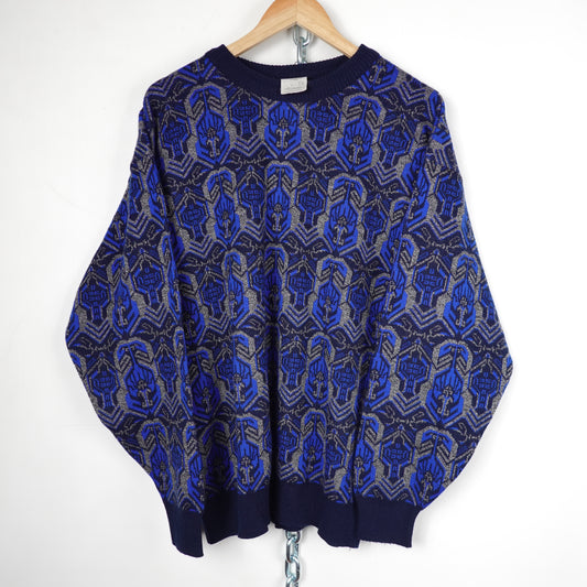 Vintage Russian Knit Sweater - Size XL