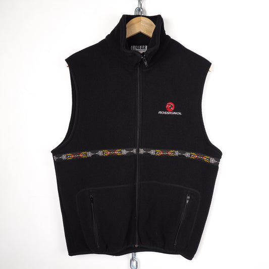 Vintage Rossignol Fleece Vest - Size M