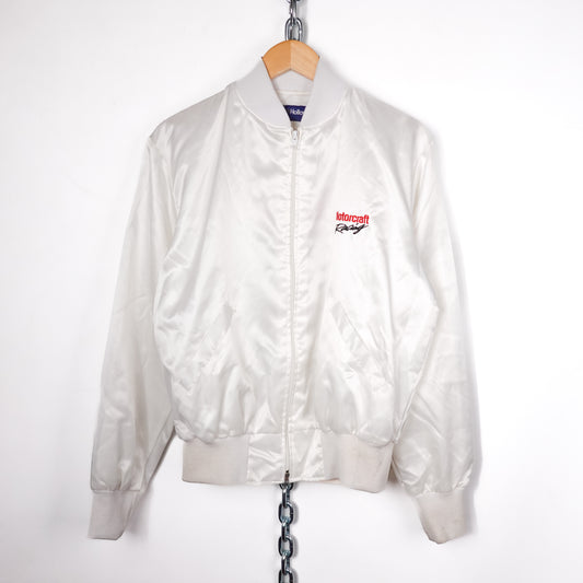 1980s Motorcraft Racing Satin Jacket - Size M