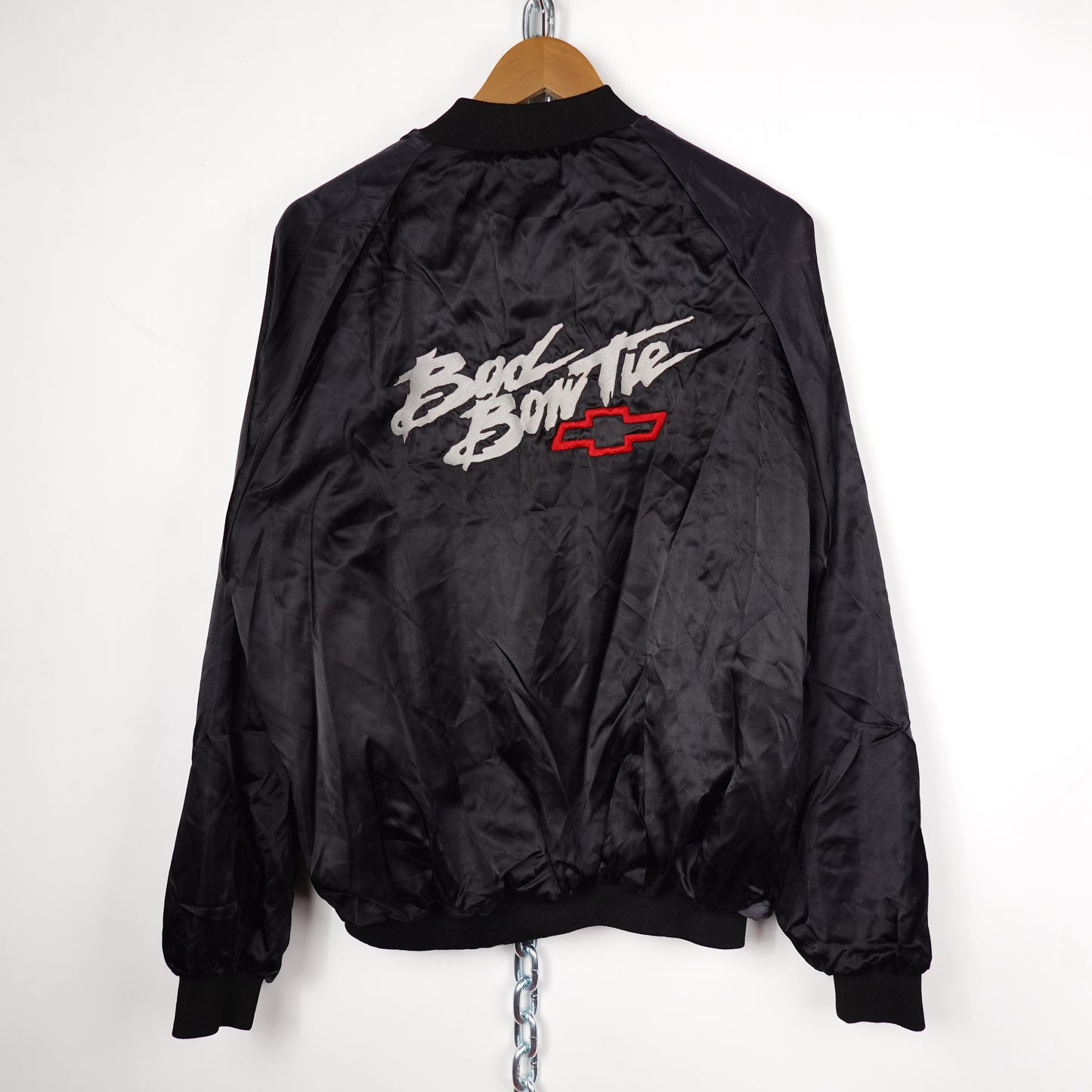 Vintage Chevrolet Satin Jacket - Size L