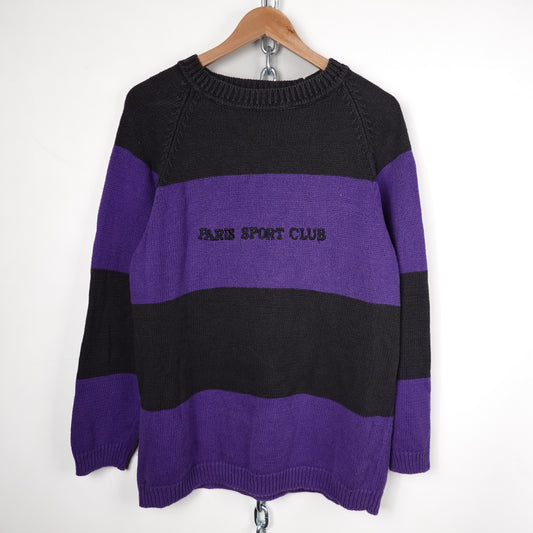 Vintage Paris Sport Club Knit - Size M