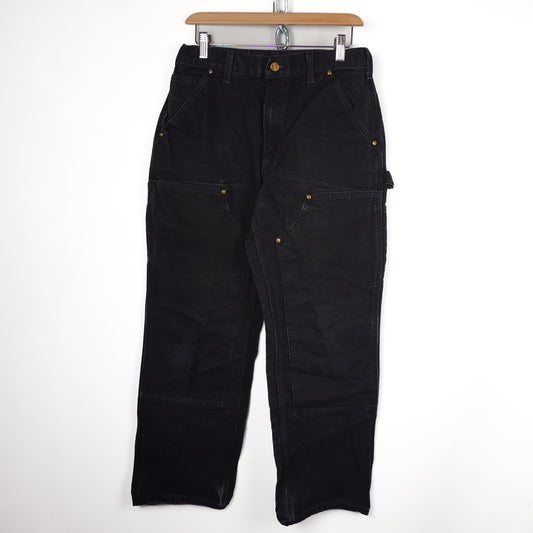Carhartt Loose Fit Black Double Knees - Size 29