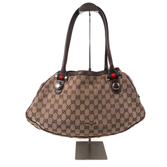 Gucci GG Canvas Match Ball Hobo Bag