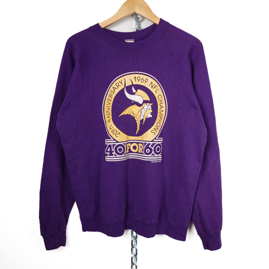 1989 Minnesota Vikings Crew - Size XL