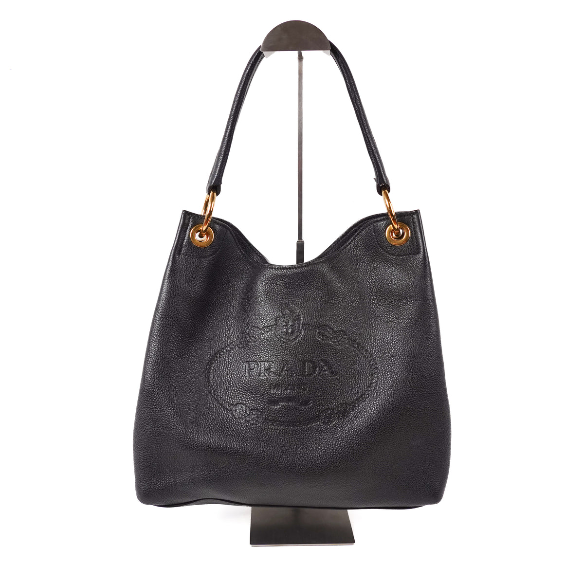 Prada Vitello Daino Leather Phenix Bag