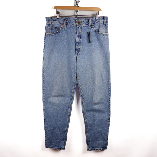 Levis 550 Orange Tab Jeans - Size 35