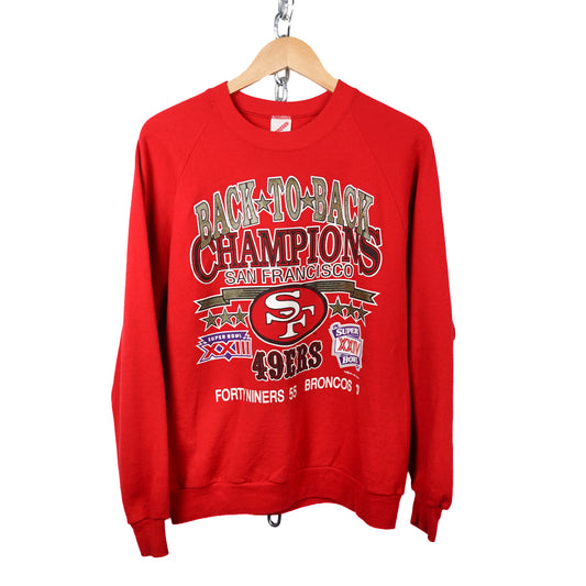 1989 49ers Back To Back Crewneck - Size L