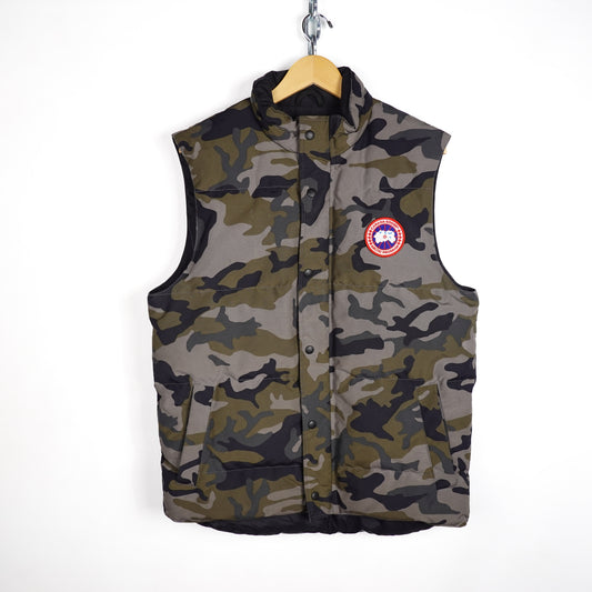 Canada Goose Camo Puffer Vest - Size L