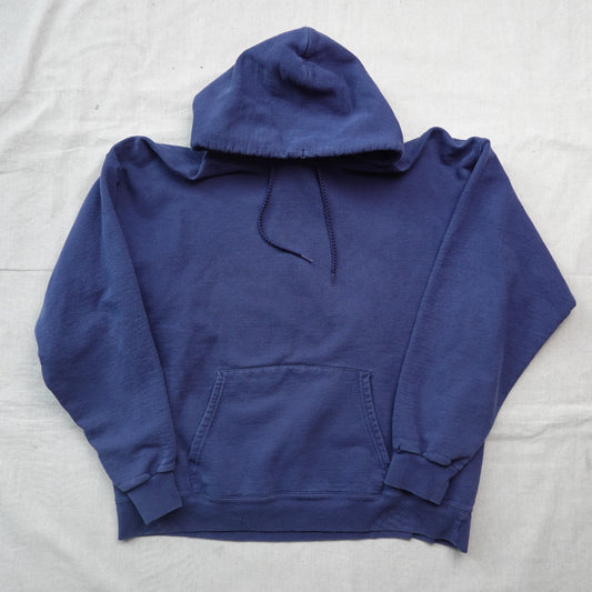 Vintage Blank Hoodie NAVY - Size L