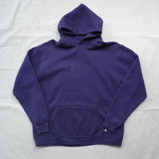 Vintage Russel Navy Hoodie - Size XL